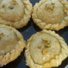 A picture of Chandra kala sweet.