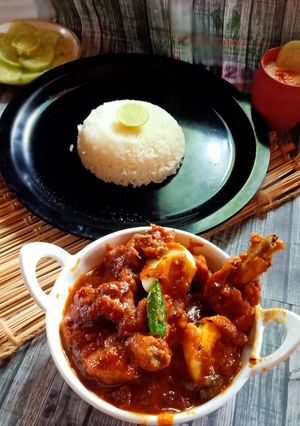 চিকেন কষা (chicken kosha recipe in Bengali) রেসিপির প্রধান ছবি