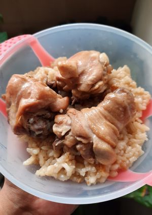 Foto resep Nasi Ayam Bawang Putih (MPASI 1y+)