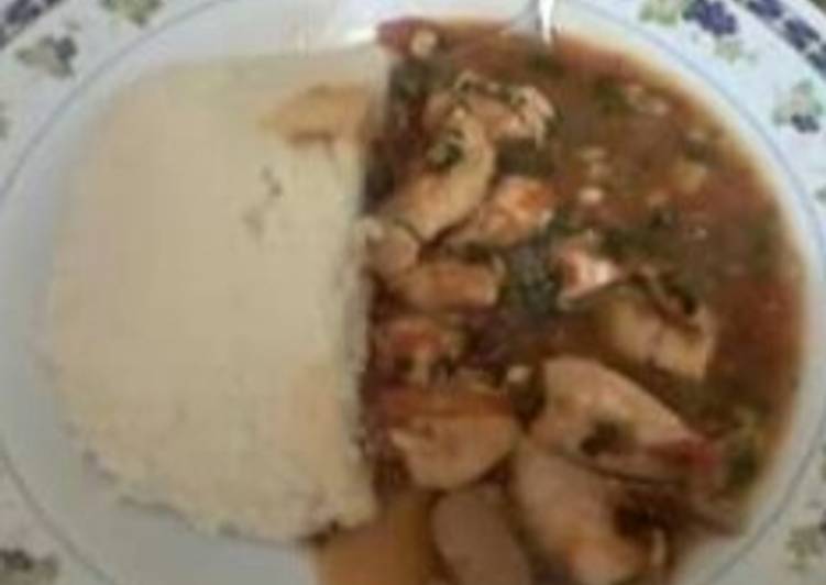 Recipe of Favorite Stewed Matumbo  and Ugali