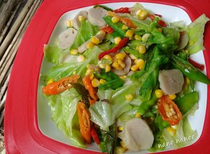 Foto resep Tumis Kol Jagung Bakso