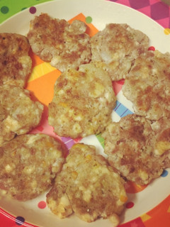 A picture of 9-Month Baby Tofu Beef Hamburger.