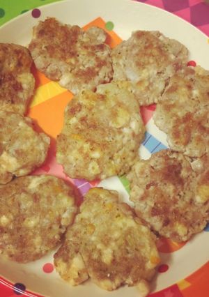 A picture of 9-Month Baby Tofu Beef Hamburger.