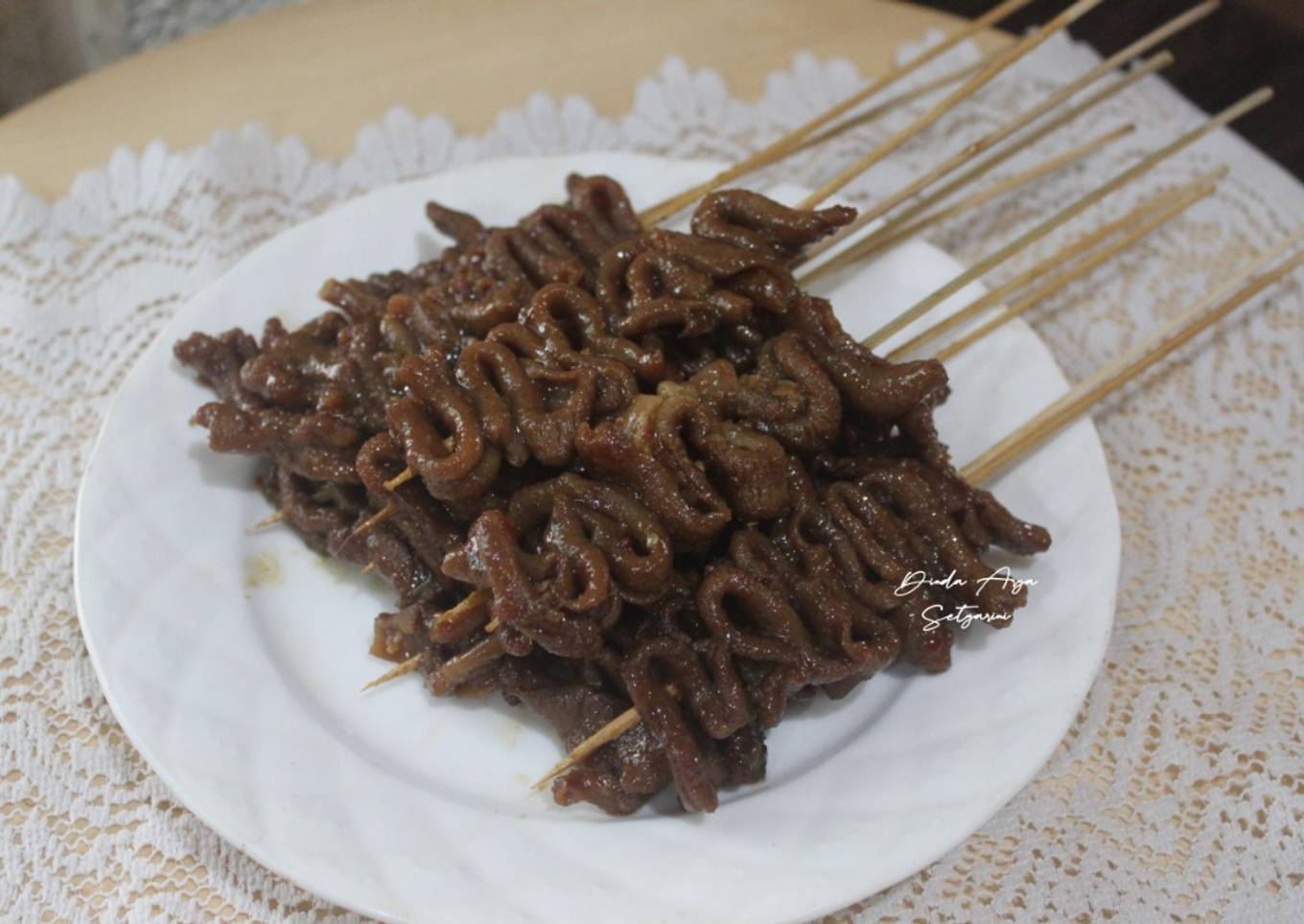 Sate Usus Ayam Ala Angkringan