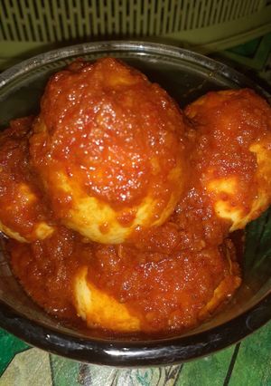 Foto resep Telur bumbu balado spesial