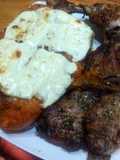 Coreano c/ hongos, tomates secos y pollo, mollejas a la provenzal