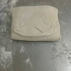 A picture of Puff pastry dough.