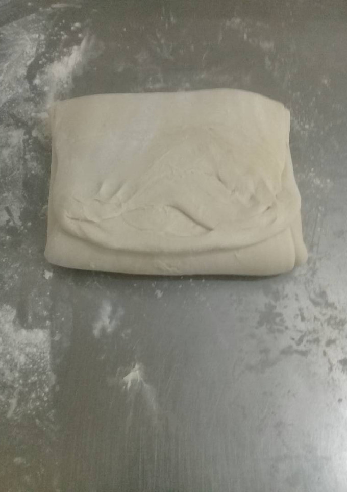 A picture of Puff pastry dough.