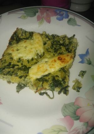 Una foto de Pastel de quinoa y acelga gratinado