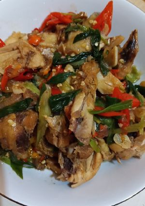 Foto resep Ayam tumis daun pre