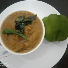 A picture of Capsicum Chutney.