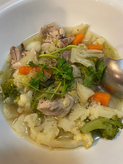 Hình của món Soup gà rau củ.