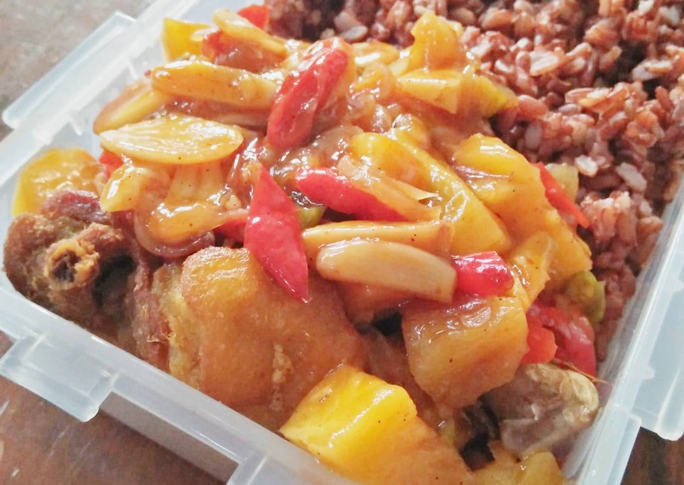 Bebek Goreng Cabe Nanas
