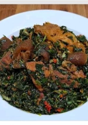 A picture of Edikainko soup.