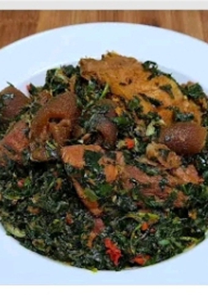 A picture of Edikainko soup.
