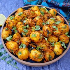 A picture of Spicy Bombay Potatoes.