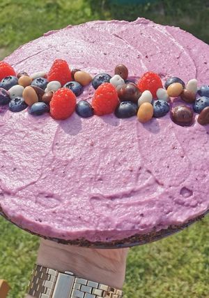 Áfonyás tarte recept fotója