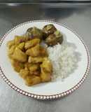 Pollo a la naranja estilo oriental