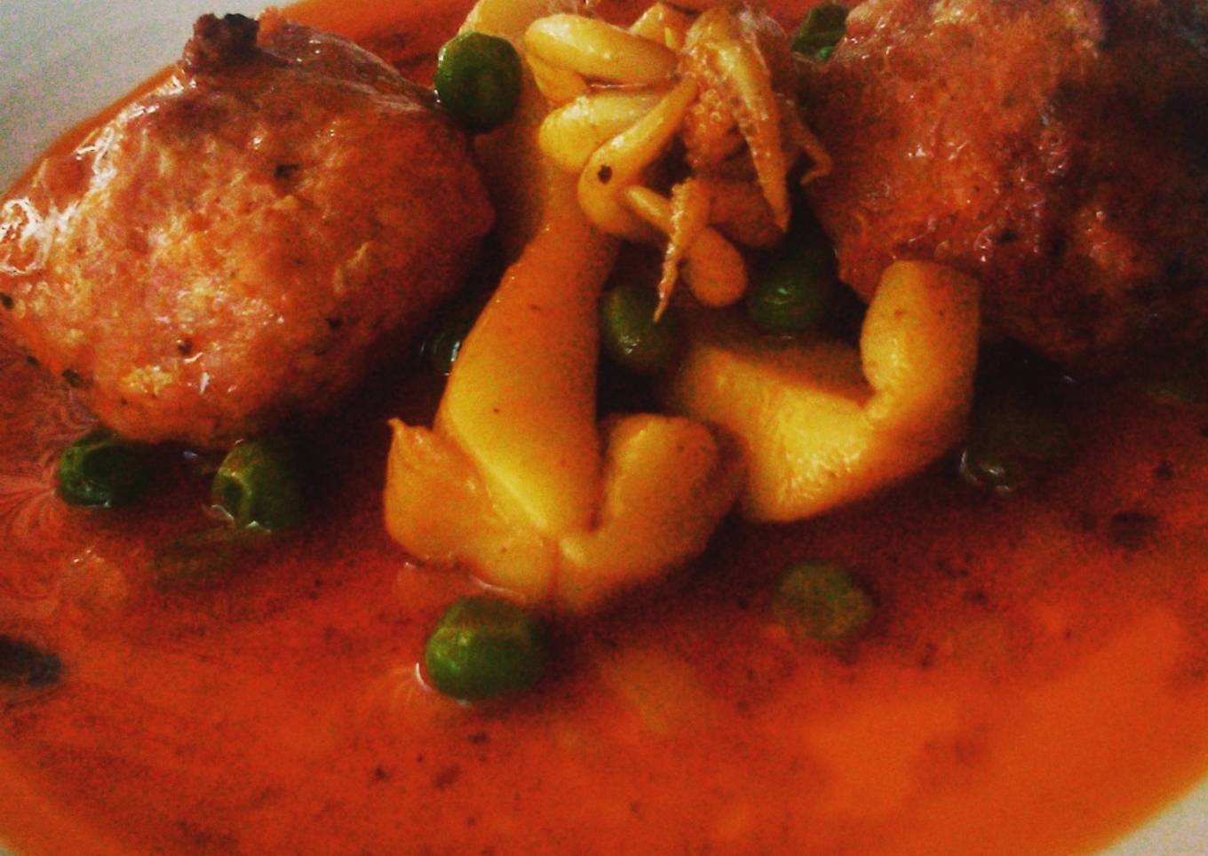 Albóndigas con sepia 