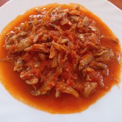 A picture of Cooked Omena.