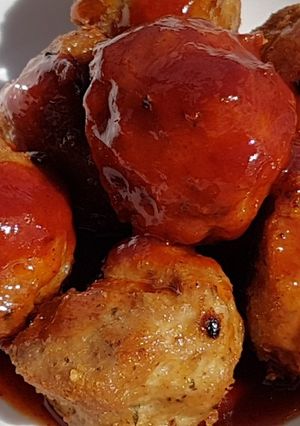A picture of Chicken Wing Balls.