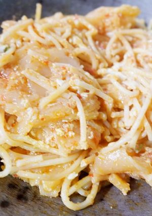 Foto resep Seblak spaghetti kering