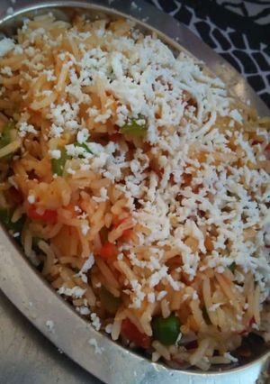 A picture of Cheese Pulav.