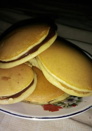 Foto resep Dorayaki Nutella simple tanpa mixer