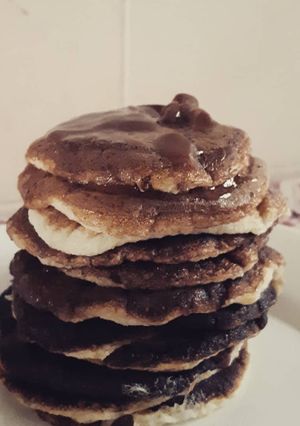 Una foto de Panqueques esponjosos de banana 🥞🍌