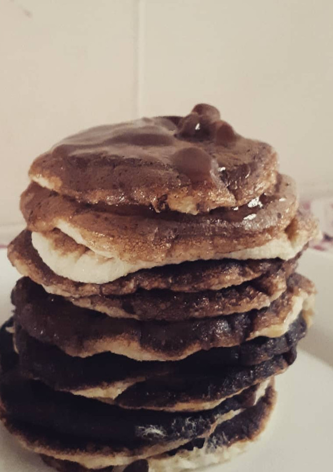 Una foto de Panqueques esponjosos de banana 🥞🍌