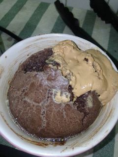Foto resep Cc peanut lava mug cake #keto