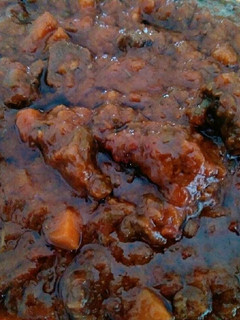 Una foto de Carne al toro