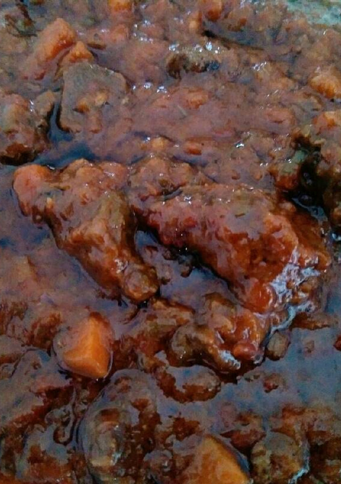 Una foto de Carne al toro