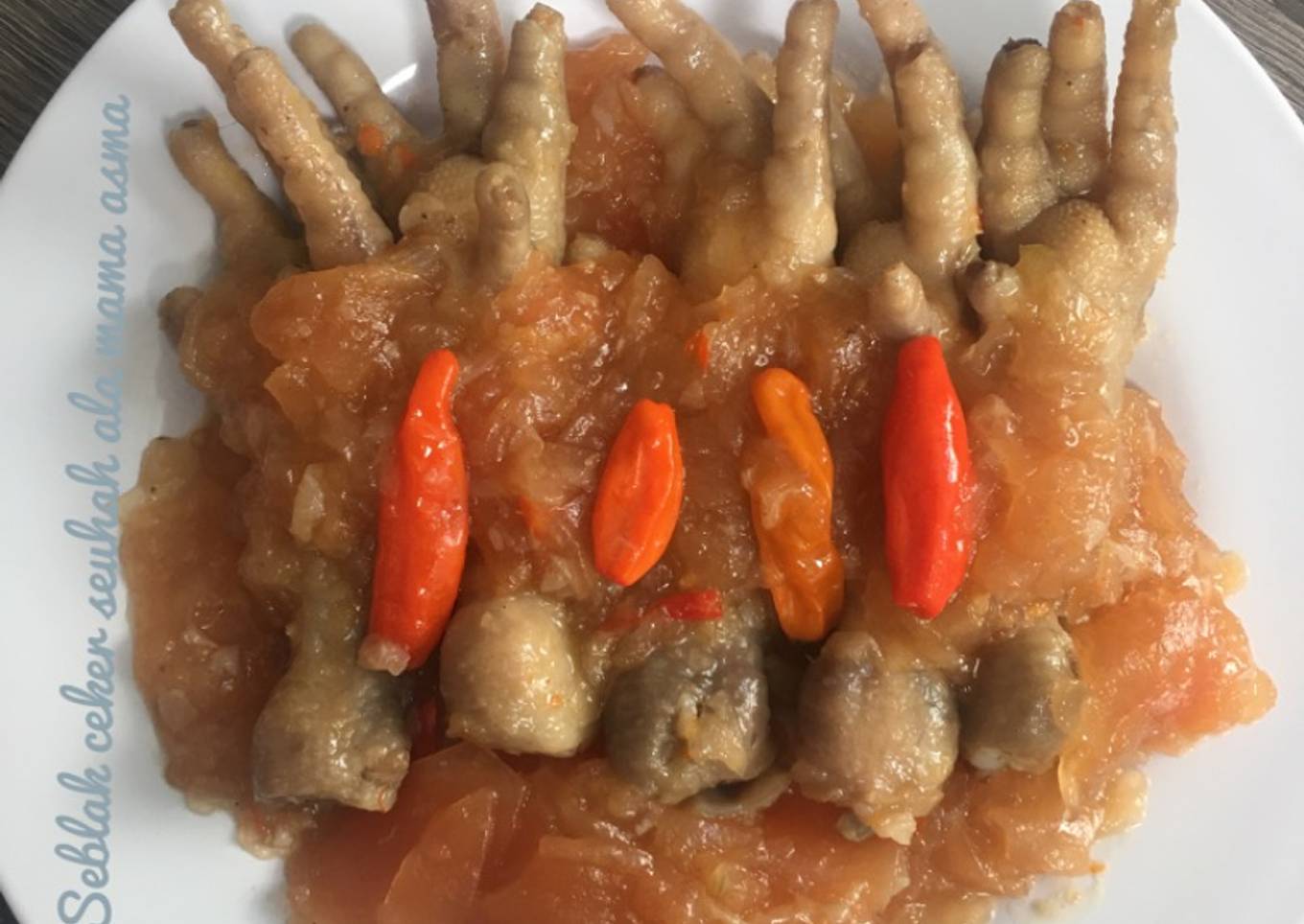 Seblak ceker kerupuk seuhhaah