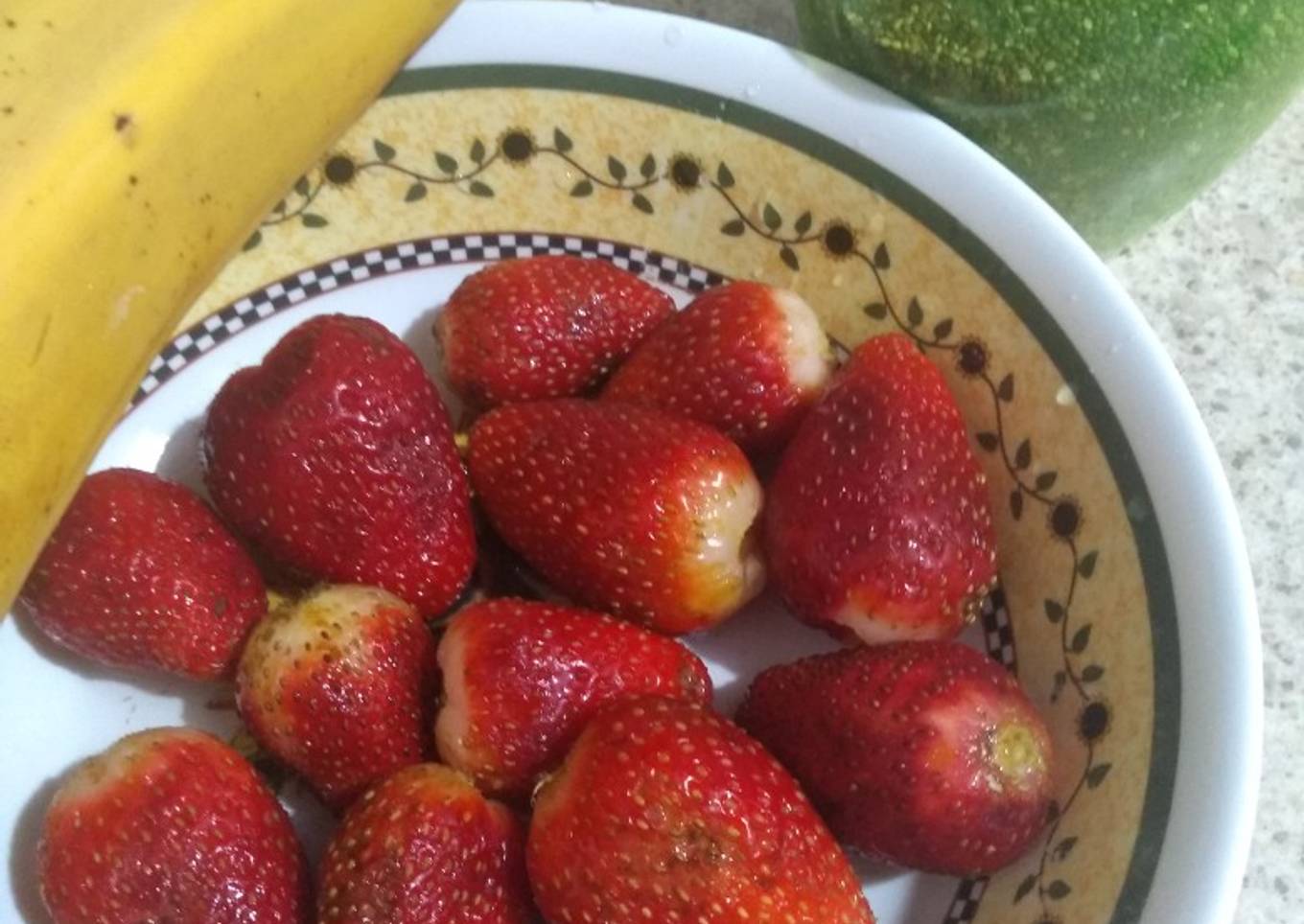 Licuado de fresa con plátano y chía 🥤