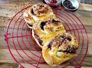 Une photo de Brioche pâte à tartiner pralin