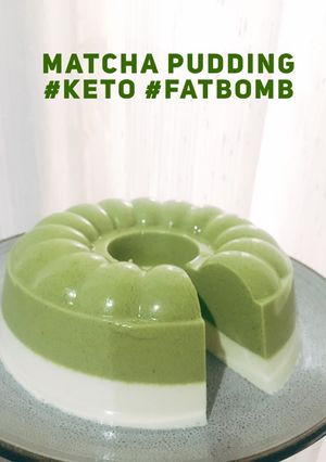 Foto resep Matcha Pudding #keto