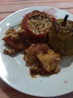 Φωτογραφία της συνταγής Γεμιστά με ρυζάκι😋
