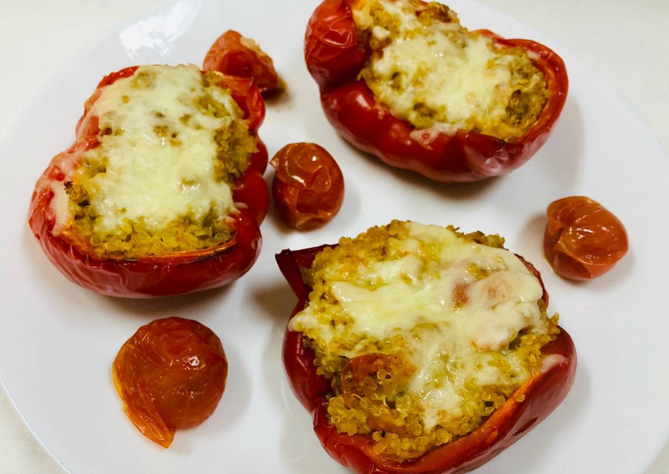 Quinoa Roasted capsicum with Tomatoes