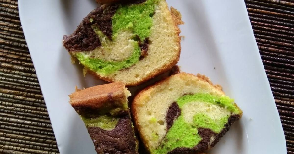 Resep Marble Cake oleh yovira nasution Cookpad