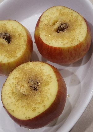 Une photo de Pommes Surprises au four