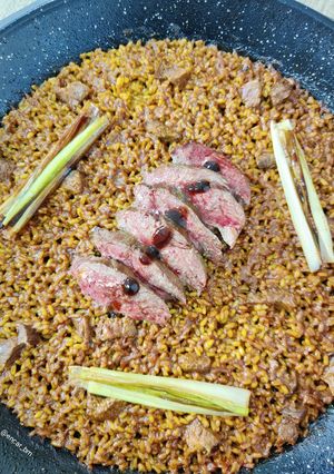 Una foto de Arroz con pato estilo Pekín