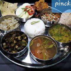 Proper veg thali A picture of Proper veg thali.