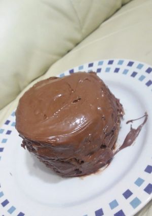 Una foto de Bizcocho de chocolate al microondas