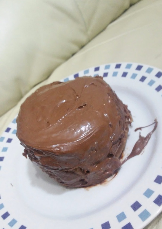 Una foto de Bizcocho de chocolate al microondas