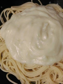 Una foto de Pasta en salsa de coliflor