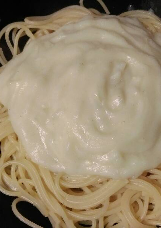 Una foto de Pasta en salsa de coliflor