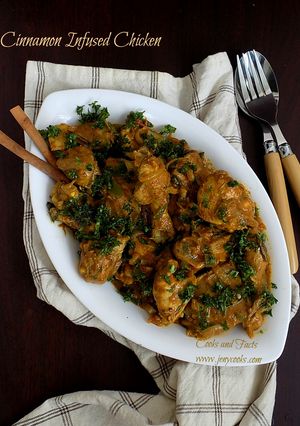 A picture of Cinnamon Infused Chicken.