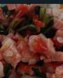 Chuleta con verduras