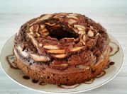 Una foto di torta pere